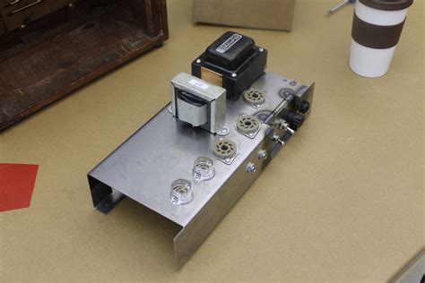 sheet metal amp chassis|Folding my own chassis .